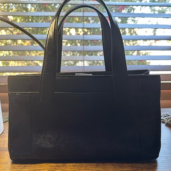 Black leather Eileen Kramer Rectangular Bag - Picture 3 of 8